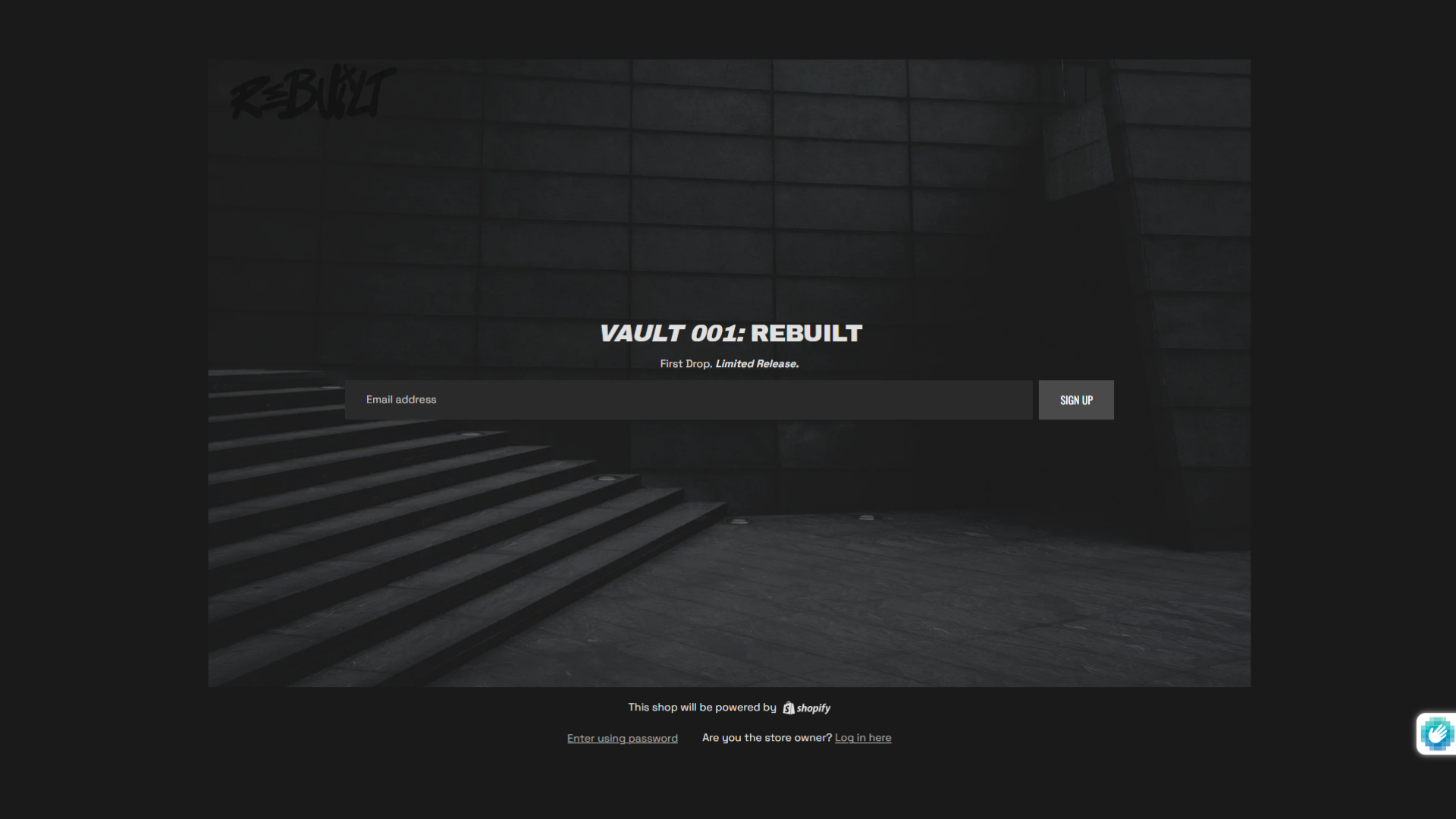 Rebuilt Homepage