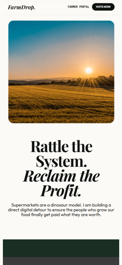 FarmDrop Mobile Home